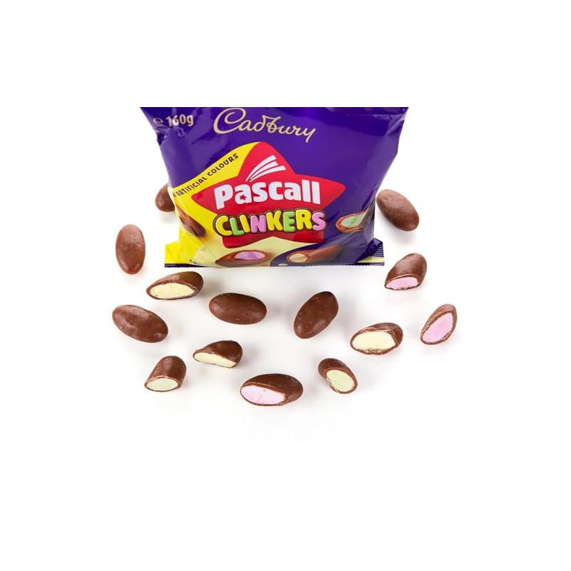 CARIANS Smooth Milk Chocolate Coated Crunchy Candy Pieces, Chocolate Covered