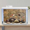AWERT Stone Aquarium Background Rocky Fish Tank Background Rock Terrarium