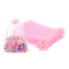uxcell 100 Pcs Pink Organza Bags 5 x 7 Inch