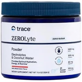 Trace Minerals Botes ZeroLyte electrolitos en polvo 45 servicios sabor salty watermelon