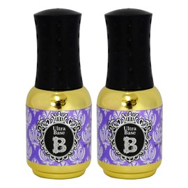 Nail Recipe Gel Nail Gel Non-Wipe Top Gel Base Gel Soak Off Self Nail (5 ml, 2 Bases)