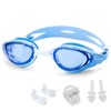 WAVE Nearsighted Swim Goggles,Shortsighted Swimming Goggles for Adults Youth, Anti