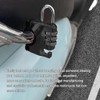 Wedcool Motorcycle Helmet Lock, Universal Bike Helmet Lock Helmet Lock,