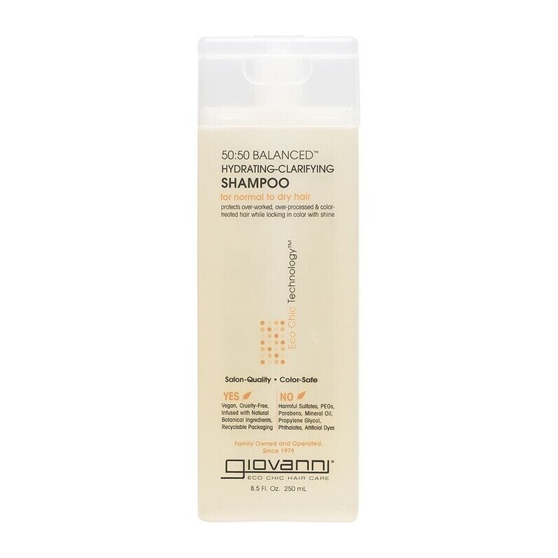 Giovanni 50:50 Balanced Hydrating-Clarifying Shampoo, 60ml