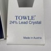 TOWLE 24% Lead Crystal Oval Stopper Wine Liquor Glass Cork
