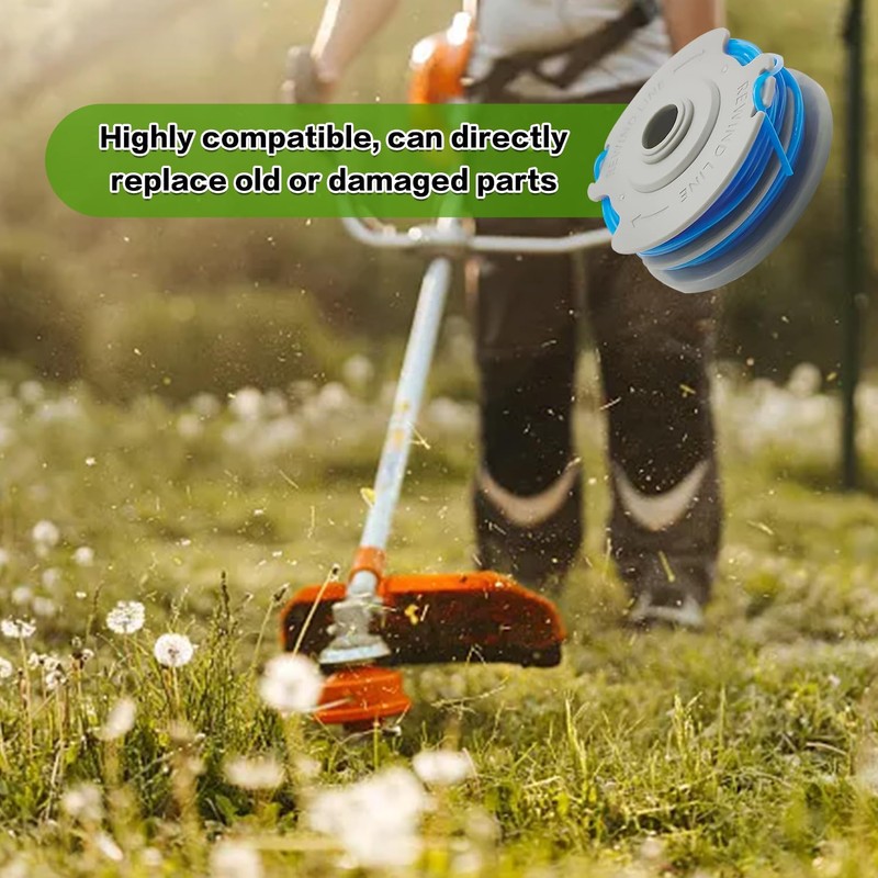 FUSHUI 3 Pack Replacement Spool, FL289 Strimmer Spool, Double Autofeed