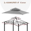 SCOCANOPY Upgraded Ripstop Fabric Replacement Canopy Grill BBQ Gazebo Roof