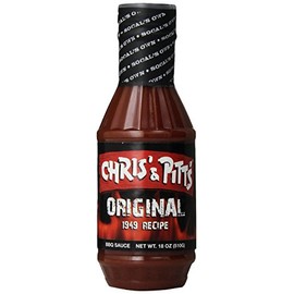 2 Set - Chris' & Pitt'S Original BBQ Sauce, 18 oz