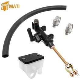 MATI Rear Brake Master Cylinder Assy for Honda TRX250 TRX250R Fourtrax 250R 1986-1989