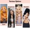 PRUWIGS 360 Lace Front Wigs Human Hair Body Wave 200%
