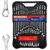 WORKPRO 32-Piece SAE & Metric Combination Wrench Set, 12 PT