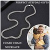 EYQV Step Dad Gifts Fathers Day, Cuban Chain Necklace Special