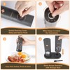 SIMPLETASTE Electric Salt and Pepper Grinder Set, One-Handed, Battery Powered,