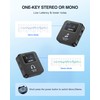 LEKATO Wireless in-Ear Monitor MS-20 Charging, 30H Battery Life with