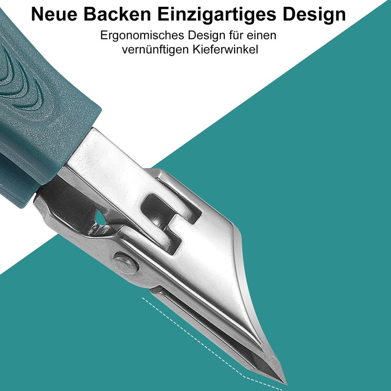 DAILIENFUS 3-Piece Set Nail Clippers with Eagle Beak Angle for