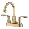 USA 4 Inch Dual Handle 3 Holes Deck Mounted American