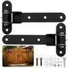2 Pack Heavy Duty Gate Hinges, 1000 lbs Capacity