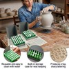 72 PCS Letter Stamps for Clay Set, Uppercase and Lowercase