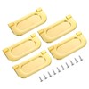 sourcing map 5Pcs Flush Pull Handle, 3 Inch Hidden Recessed