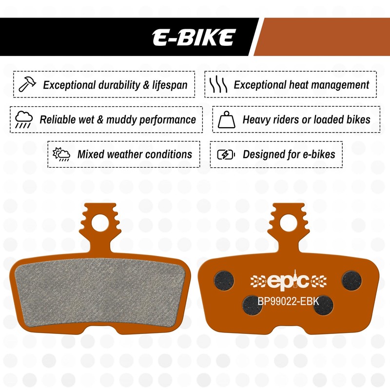 epic Disc Brake Pads for SRAM DB8, Code, Code Stealth,