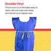 School Smart Vinyl Apron with Pocket, Waterproof, 33 x 21