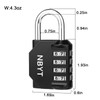 NBYT 4-Digit Password Combination Padlock，1/4 inch Diameter，for School Gym Locker,