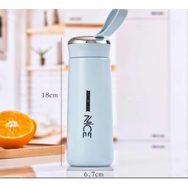 Glass-Lined Water Bottle – No Microplastics, 100% BPA-Free, Leakproof & Reusable – Durable, Eco-Friendly, and Stylish for Home, Gym, or Travel (15 oz)