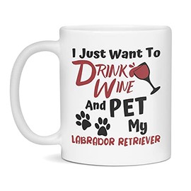 Labrador Retriever Mug For Labrador Retriever lover, 11-Ounce White
