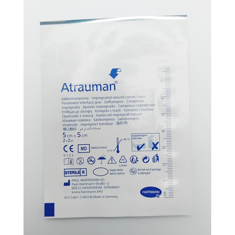 Atrauman Non-Adherent Wound Dressing 5cm x 5cm - Box of