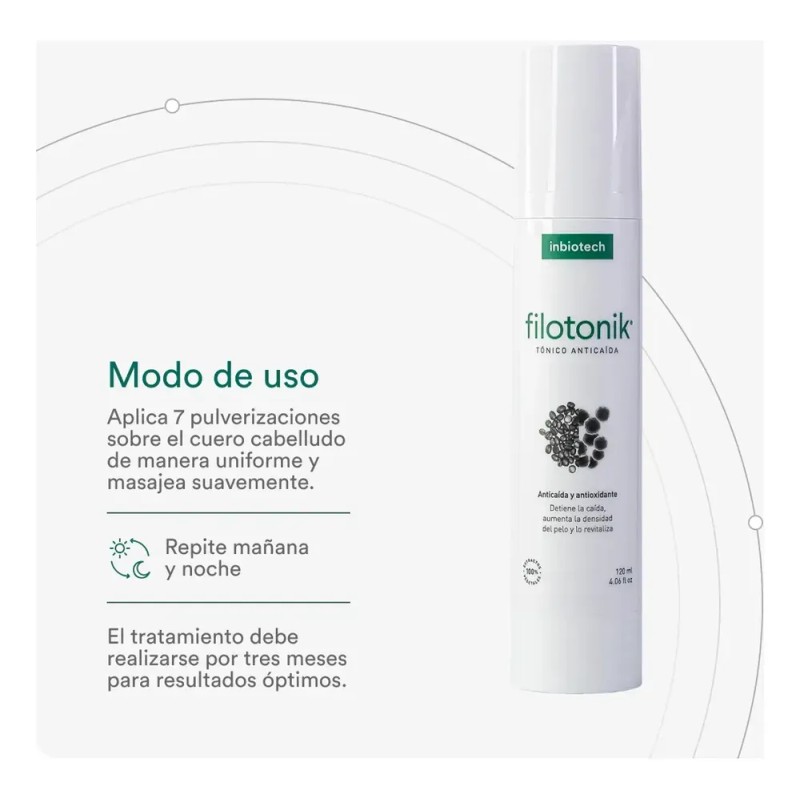 Inbiotech Filotonik Tónico Anticaída 120 Ml Antioxidante