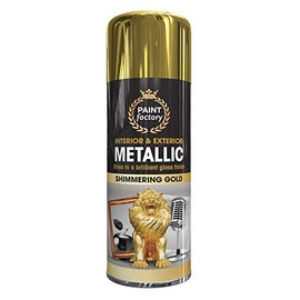 Paint Factory Spray Paint All Purpose Gold Metallic, 400 ml