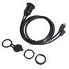 Type C 3.1 to USB 3.0 Flush Mount Cable with