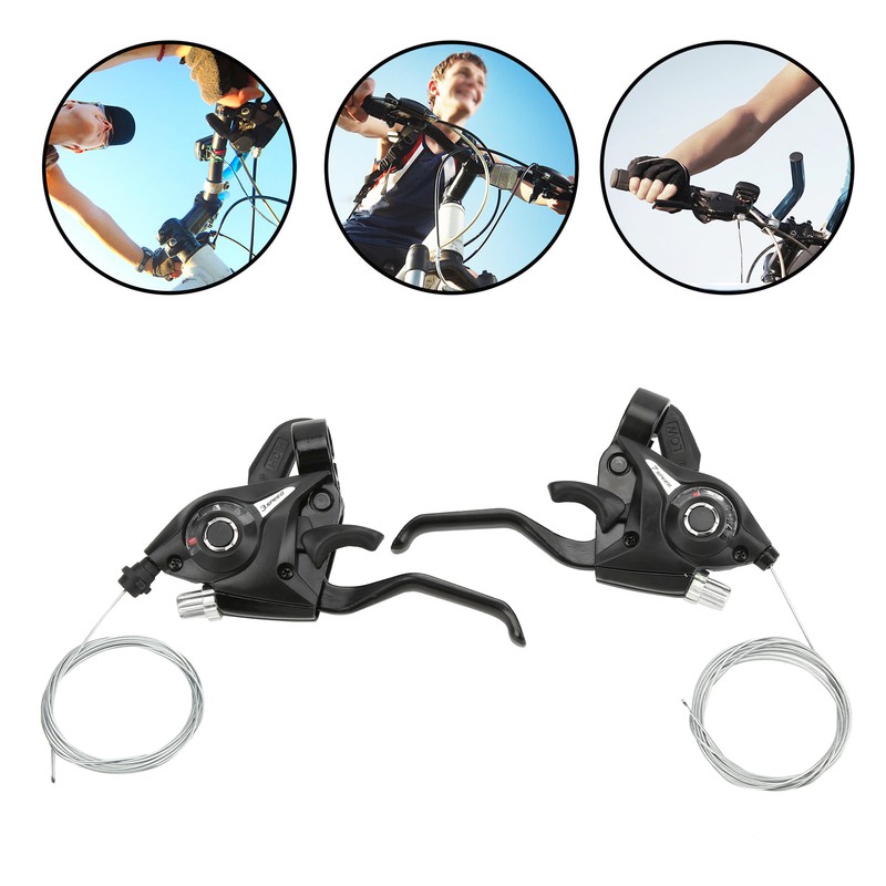 WAKE Bicycle Shifter Brake MTB Road Bike Riding Cycling Disc
