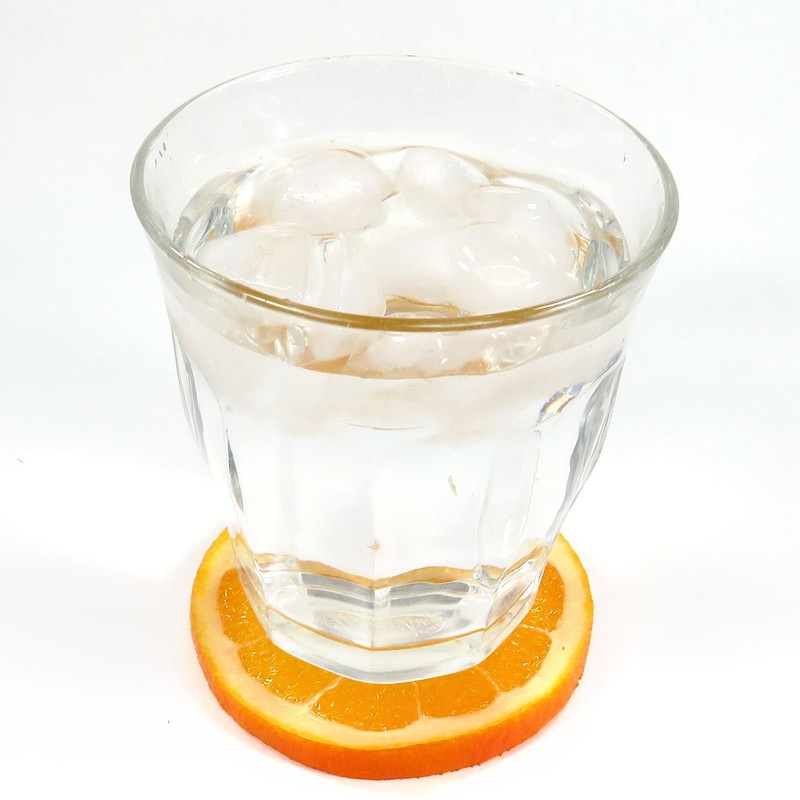 Eat And It Seems Like an Fruit Coasters Orange Small