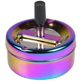 HA Rotary Ashtray Rainbow Shiny 9 cm 133 g
