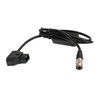 HangTon D-tap to Hirose 4-pin Power Cable with 12V Regulator