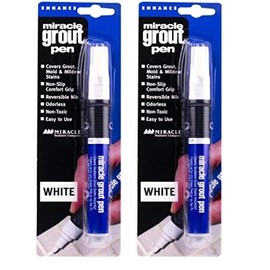 Miracle Sealants GRTPENWHT Grout Pen, White (Pack of 2)