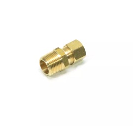 Unbranded/Generic 3/8 OD Compression Tube to 3/8 Male Npt Adapter Fitting Connector Water Oil Gas