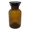 As One 3-9176-03 Wide Mouth Reagent Bottle, Brown, 8.5 fl