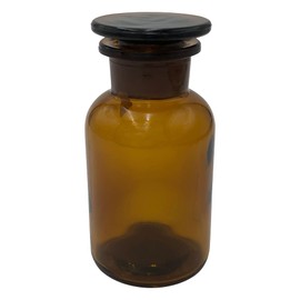 As One 3-9176-03 Wide Mouth Reagent Bottle, Brown, 8.5 fl oz (250 ml)