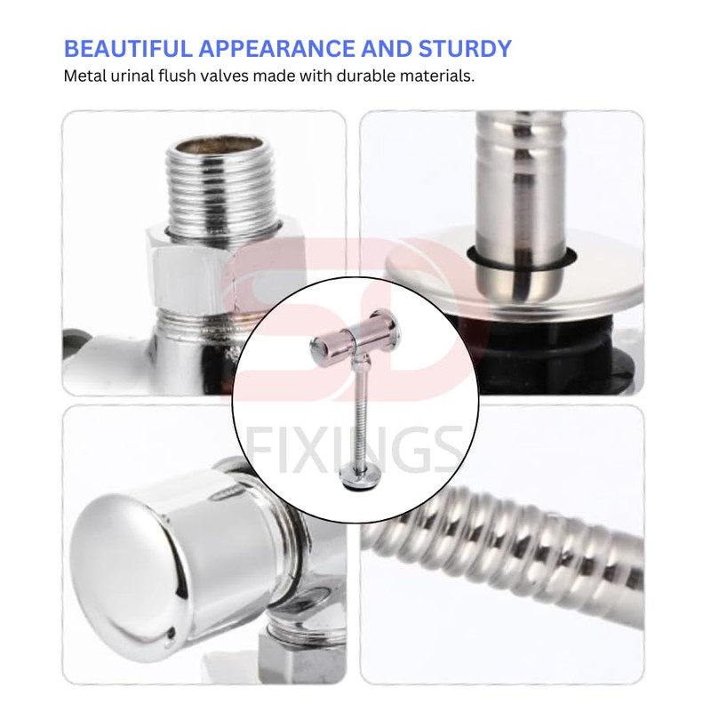 Knee Valve Tap with 153mm Lever Chrome Plated Knee Valve