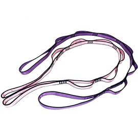 Bwilixiumei 2Pcs Daisy Chain Multipurpose Anti-Gravity Yoga Belt, Climbing Rope, Hammock Rope - 24KN Double-Layer Adjustable Nylon Strap Rope Strong Daisy Chain