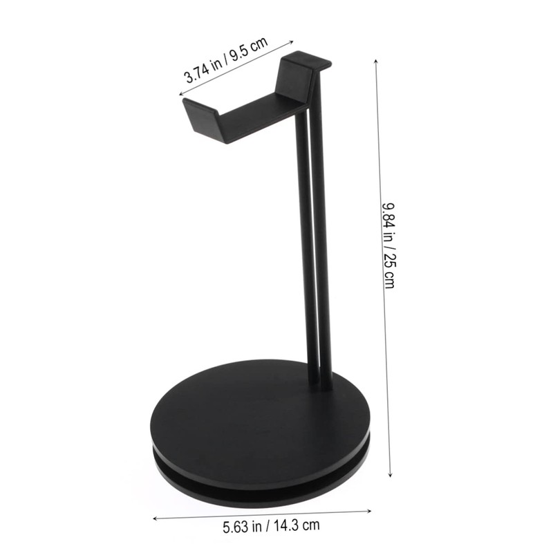 GRIRIW Headset Stand with Flat Base Headphone Rack Aluminum Alloy