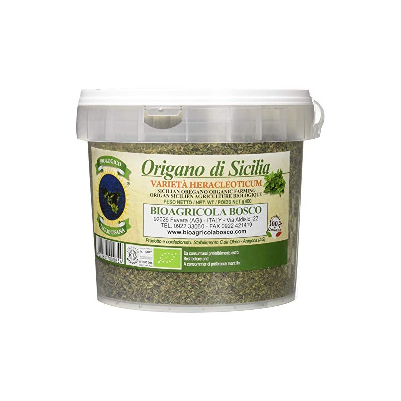Bioagricola Bosco Origano Macinato Biologico - 400 gr