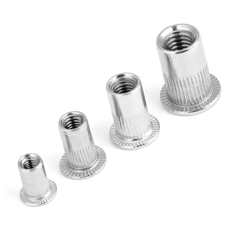200pcspcs Threaded Insert M3, M4, M5, M6 304 Stainless Steel
