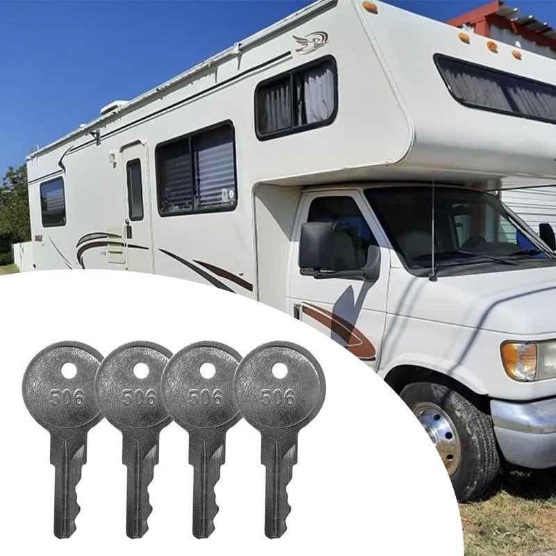 4Pcs CH506 Replacement Keys for Truck Tool Box,Universal Keys Compatible