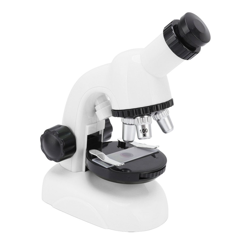 Kids Microscope Science Kit HD Magnifying Glass Student Biological Microscope
