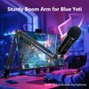 YOUSHARES Microphone Stand with Foam Cover - Mic Boom Arm