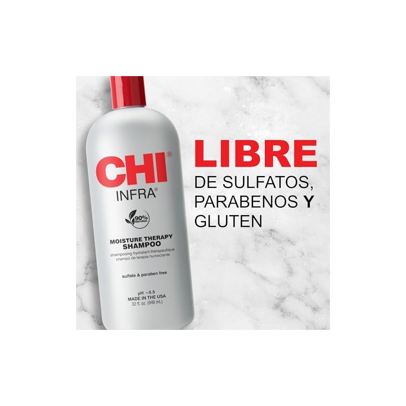 CHI Infra Moisture Therapy Shampoo, 32 Fluid Ounce (950 ml)