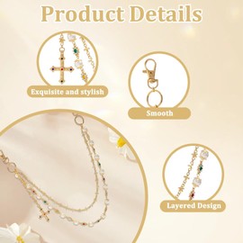 Gold Jean Chains, Layered Gold Trouser Chain, Adjustable Pants Chain for Jeans, Pants, Handbags, Goth Accessories for Women Men